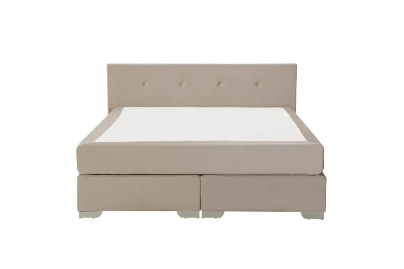 Filipa Sänkykehys 180x200 cm, Beige/Hopea