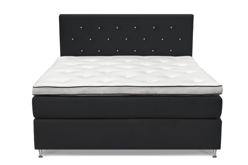 Finnigan Sänkypaketti Continental-sänky 160x200 cm Keskijäykkä, Musta