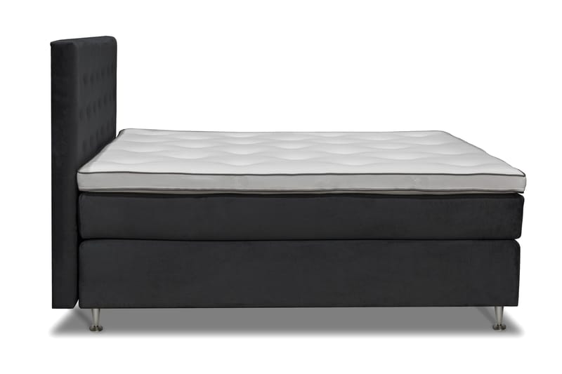 Finnigan Sänkypaketti Continental-sänky 160x200 cm Keskijäykkä/Jäykkä - Musta - Huonekalut - Sänky - Jenkkisängyt