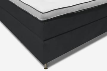 Finnigan Sänkypaketti Continental-sänky 160x200 cm Keskijäykkä/Jäykkä - Musta - Huonekalut - Sänky - Jenkkisängyt