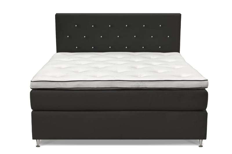 Finnigan Sänkypaketti Continental-sänky 160x200 cm Keskijäykkä/Jäykkä, Tummanharmaa