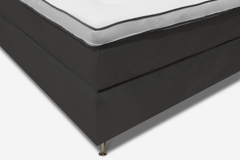 Finnigan Sänkypaketti Continental-sänky 160x200 cm Keskijäykkä/Jäykkä - Tummanharmaa - Huonekalut - Sänky - Jenkkisängyt