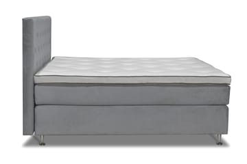 Finnigan Sänkypaketti Continental-sänky 160x200 cm Keskijäykkä/Jäykkä - Vaaleanharmaa - Huonekalut - Sänky - Jenkkisängyt