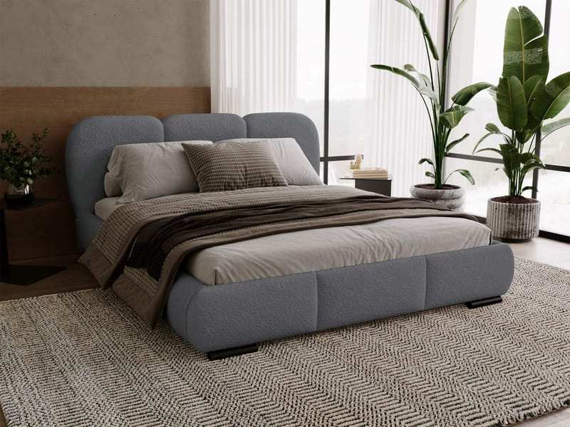 Fito sängynrunko säilytystilalla 160x200 cm - harmaa - Huonekalut - Sänky - Sänkykehikot & sängynrungot