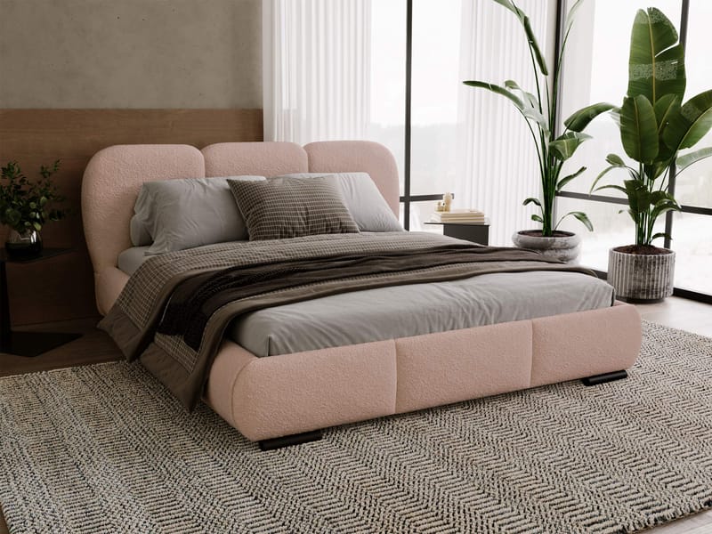 Fito sängynrunko säilytystilalla 180x200 cm - vaaleanpunainen - Huonekalut - Sänky - Sänkykehikot & sängynrungot