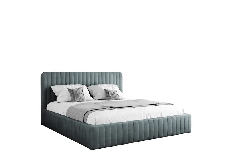 Flanna Sänkyrunko 160x200 cm - Tummanharmaa - Huonekalut - Sänky - Sänkykehikot & sängynrungot