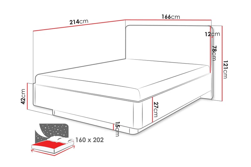 Forba Sängynrunko - Beige - Huonekalut - Sänky - Sänkykehikot & sängynrungot