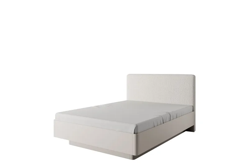 Forba sänkypaketti puuta säilytystilalla ja sängynpäädyllä + petauspatja, Beige