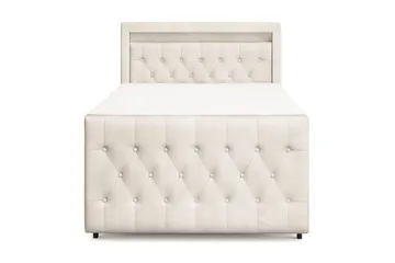 Franco Light täydellinen sänkypaketti säilytystilalla LED-valaistus 120x200 cm