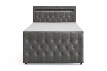 Franco Light täydellinen sänkypaketti säilytystilalla LED-valaistus 120x200 cm