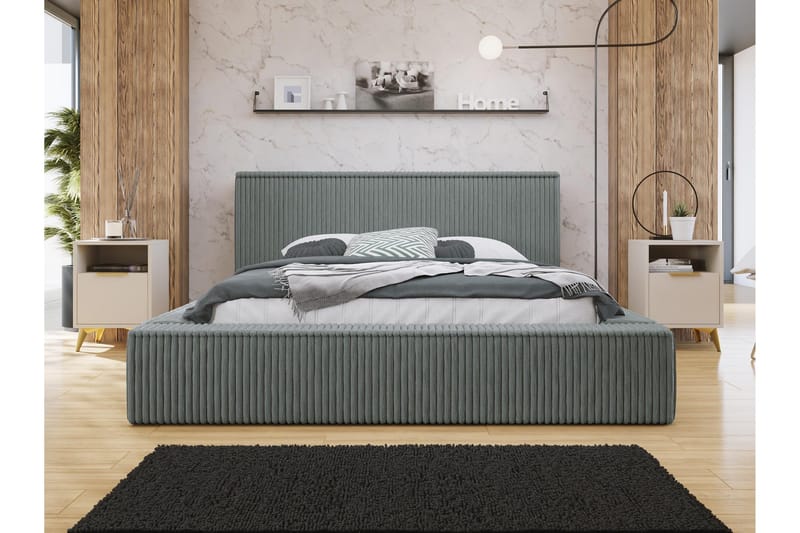 Gadi Sänkyrunko 160x200 cm - Tummanharmaa - Huonekalut - Sänky - Sänkykehikot & sängynrungot