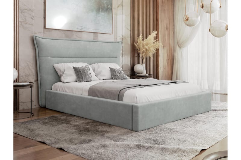 Gare sängrungot 140x200 cm - Vaaleanharmaa - Huonekalut - Sänky - Sänkykehikot & sängynrungot
