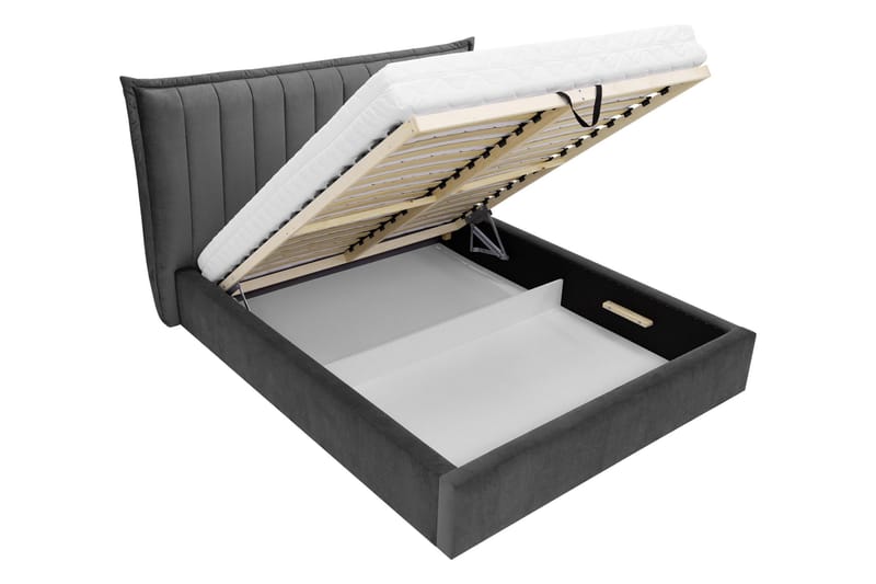 Garson Sänkyrunko 160x200 cm - Tummanharmaa - Huonekalut - Sänky - Sänkykehikot & sängynrungot