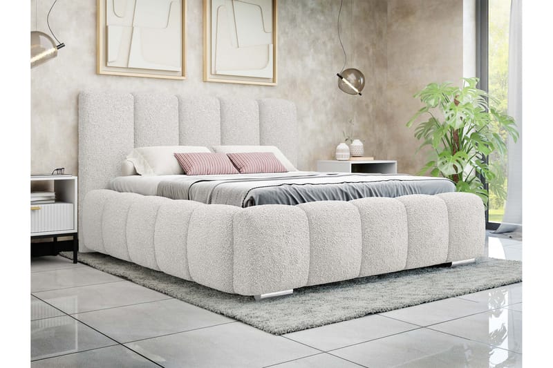 Gioia Säilytyssänky 140x200 cm - Beige - Huonekalut - Sänky - Sängyt säilytystilalla