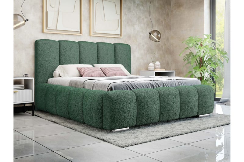 Gioia Säilytyssänky 140x200 cm - Vihreä - Huonekalut - Sänky - Sänkykehikot & sängynrungot