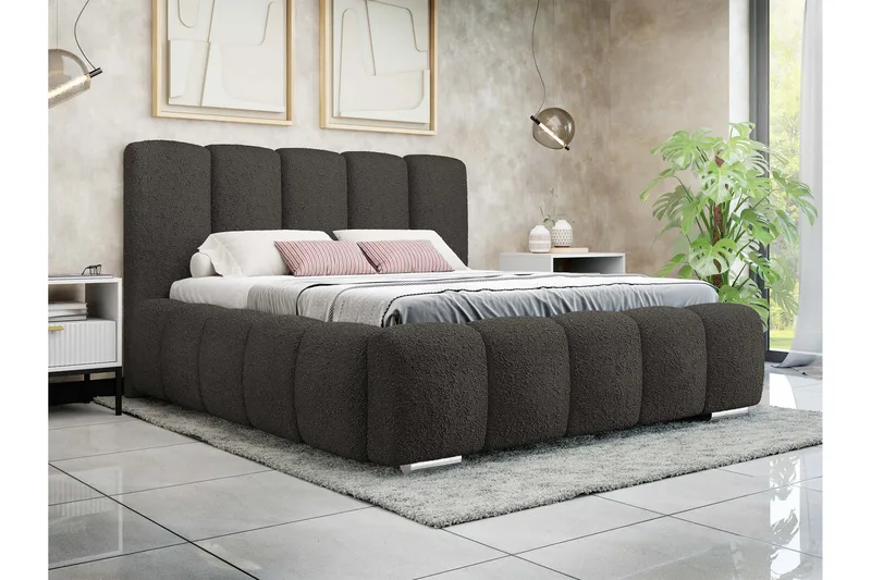 Gioia Säilytyssänky 160x200 cm - Musta - Huonekalut - Sänky - Sänkykehikot & sängynrungot