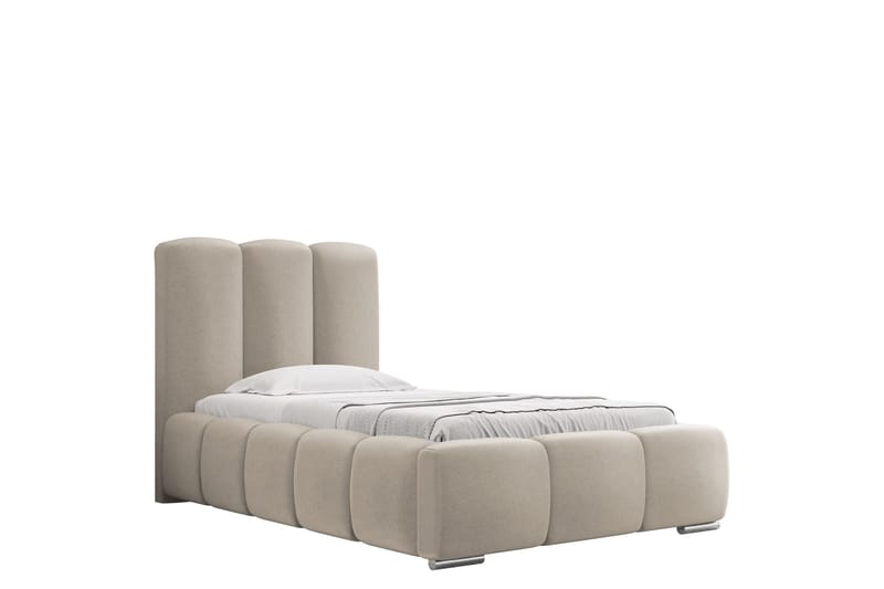 Gioia Sängynrunko ja säilytystilalla 90x200 cm - Beige - Huonekalut - Sänky - Sänkykehikot & sängynrungot