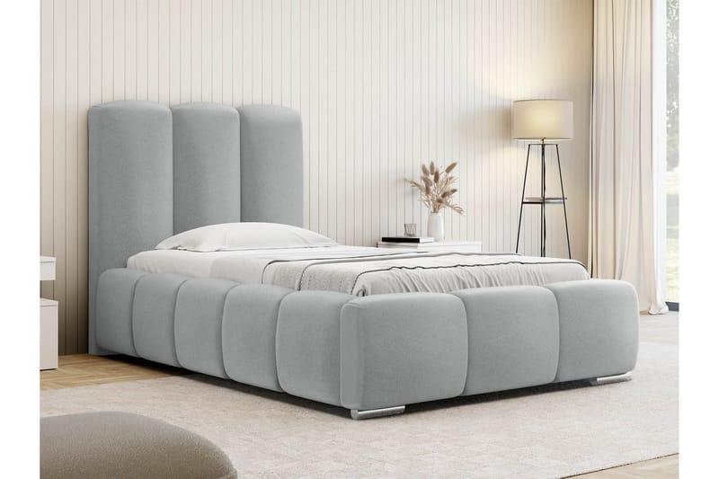 Gioia Sängynrunko ja säilytystilalla 90x200 cm - Harmaa - Huonekalut - Sänky - Sänkykehikot & sängynrungot