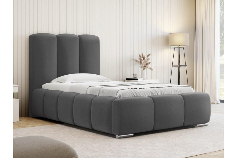 Gioia Sängynrunko ja säilytystilalla 90x200 cm - Harmaa - Huonekalut - Sänky - Sänkykehikot & sängynrungot