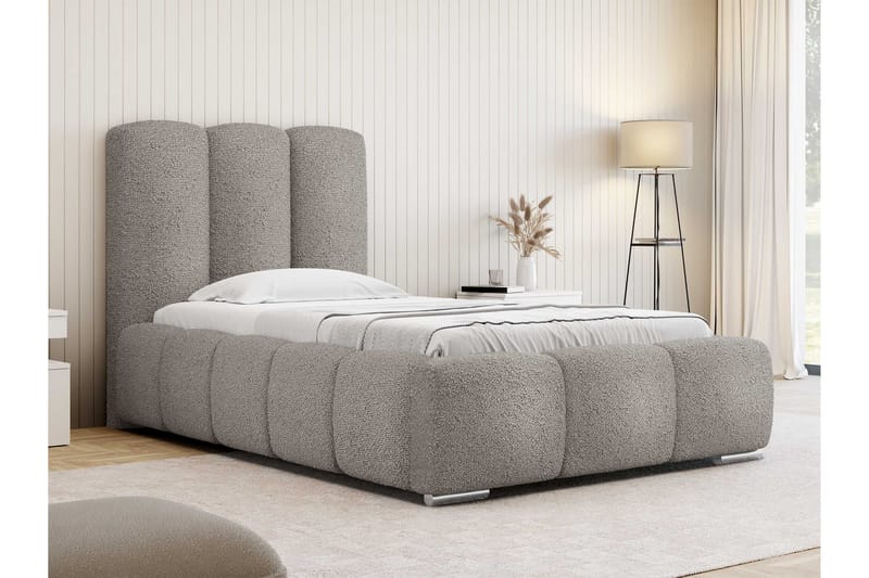 Gioia Sängynrunko ja säilytystilalla 90x200 cm - Harmaa - Huonekalut - Sänky - Sänkykehikot & sängynrungot