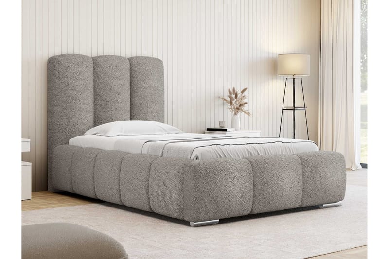 Gioia Sängynrunko ja säilytystilalla 90x200 cm - Harmaa - Huonekalut - Sänky - Sänkykehikot & sängynrungot