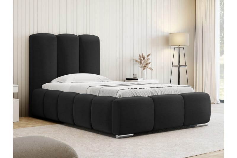 Gioia Sängynrunko ja säilytystilalla 90x200 cm - Musta - Huonekalut - Sänky - Sänkykehikot & sängynrungot