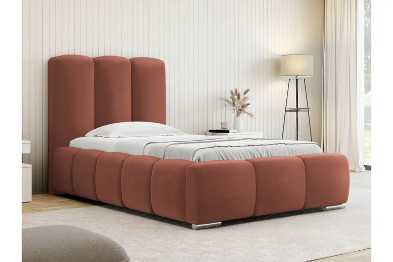 Gioia Sängynrunko ja säilytystilalla 90x200 cm - Rosa - Huonekalut - Sänky - Sänkykehikot & sängynrungot