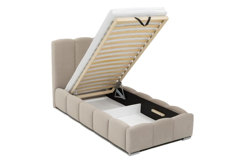 Gioia Sängynrunko ja säilytystilalla 90x200 cm - Sininen - Huonekalut - Sänky - Sänkykehikot & sängynrungot