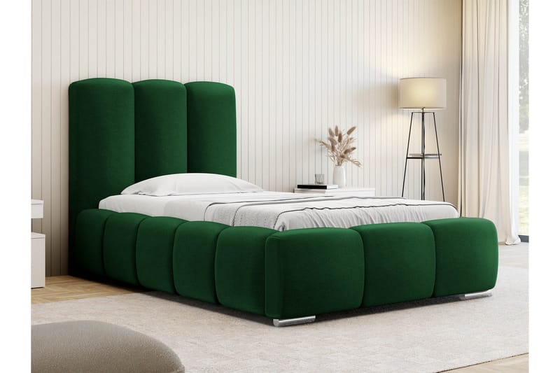 Gioia Sängynrunko ja säilytystilalla 90x200 cm - Vihreä - Huonekalut - Sänky - Sänkykehikot & sängynrungot