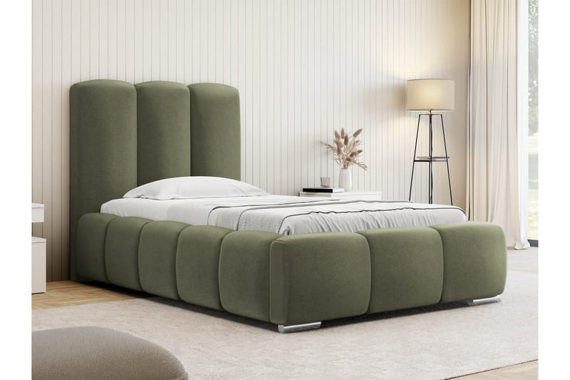 Gioia Sängynrunko ja säilytystilalla 90x200 cm - Vihreä - Huonekalut - Sänky - Sänkykehikot & sängynrungot