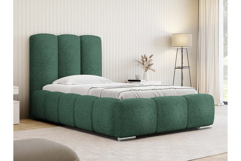 Gioia Sängynrunko ja säilytystilalla 90x200 cm - Vihreä - Huonekalut - Sänky - Sänkykehikot & sängynrungot