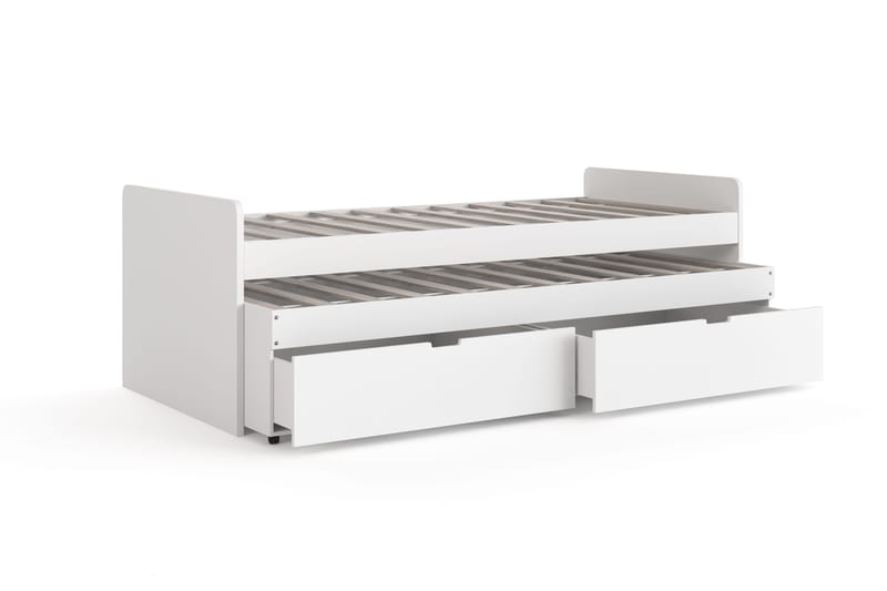 Granvik Sängynrunko 90x200 cm ulosvedettävä, lisävuode ja säilytystila – ilman patjaa - Huonekalut - Sänky - Sänkykehikot & sängynrungot