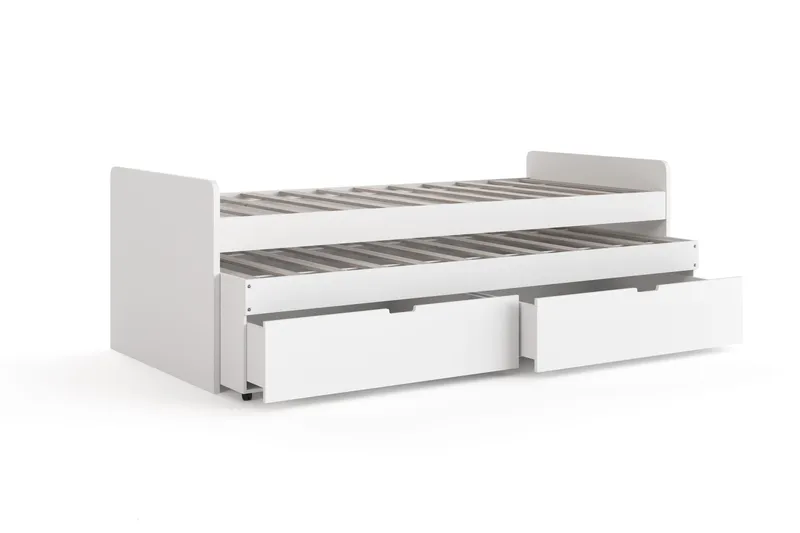 Granvik Sängynrunko 90x200 cm ulosvedettävä, lisävuode ja säilytystila – ilman patjaa - Huonekalut - Sänky - Sänkykehikot & sängynrungot