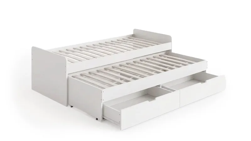 Granvik Sängynrunko 90x200 cm ulosvedettävä, lisävuode ja säilytystila – ilman patjaa, undefined