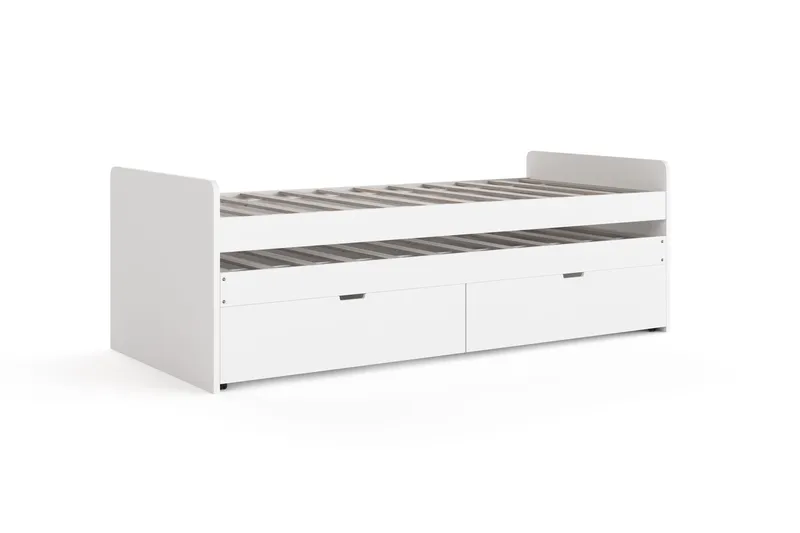 Granvik Sängynrunko 90x200 cm ulosvedettävä, lisävuode ja säilytystila – ilman patjaa - Huonekalut - Sänky - Sänkykehikot & sängynrungot