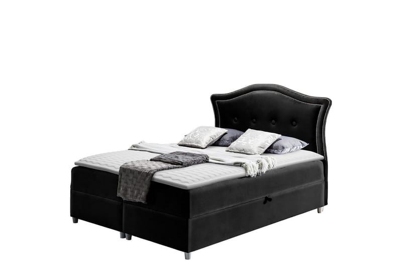 Hestra Sänkypaketti Kontinentalsänky 180x200 cm, Musta