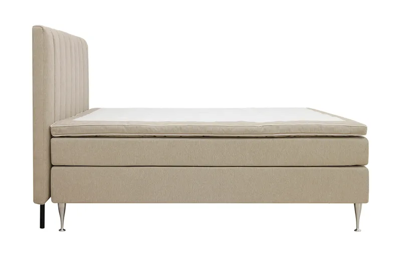 Hilton High Täydellinen Sänkypaketti 160x200 cm - Beige - Huonekalut - Sänky - Jenkkisängyt