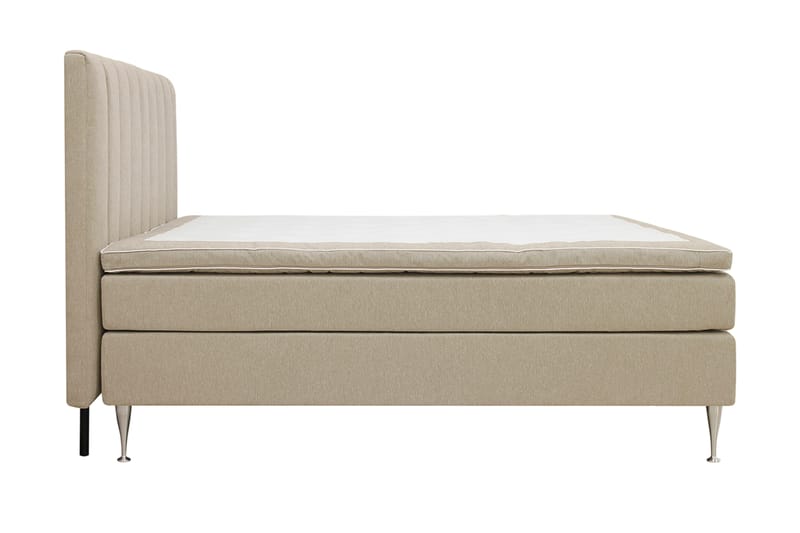 Hilton High Täydellinen Sänkypaketti 160x200 cm - Beige - Huonekalut - Sänky - Jenkkisängyt