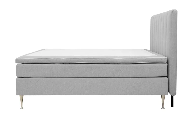 Hilton High Täydellinen Sänkypaketti 160x200 cm - Harmaa - Huonekalut - Sänky - Parisänky