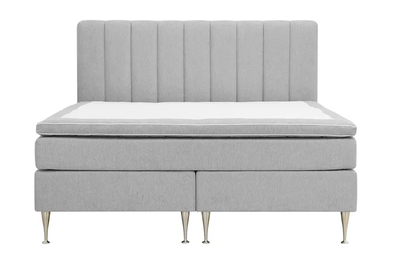 Hilton High Täydellinen Sänkypaketti 160x200 cm - Harmaa - Huonekalut - Sänky - Parisänky