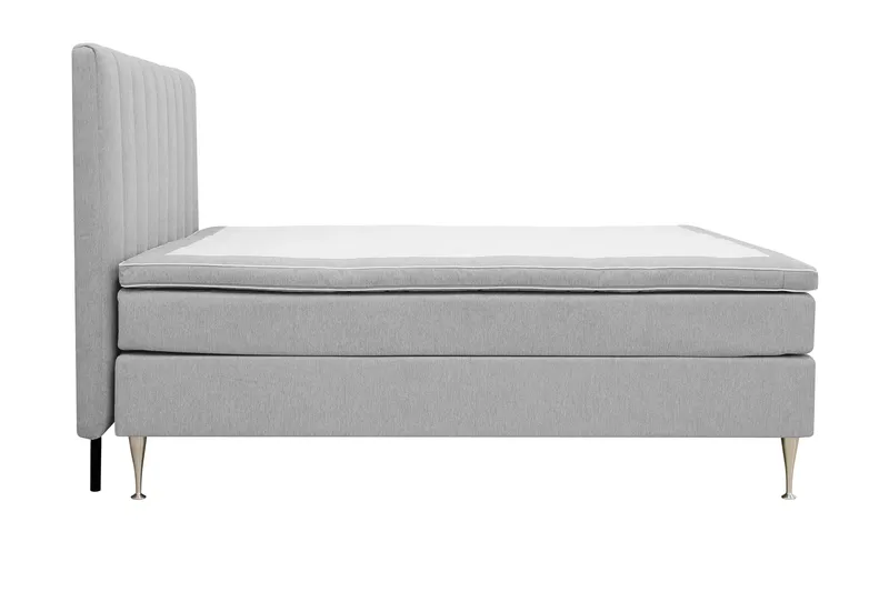 Hilton High Täydellinen Sänkypaketti 160x200 cm - Harmaa - Huonekalut - Sänky - Parisänky