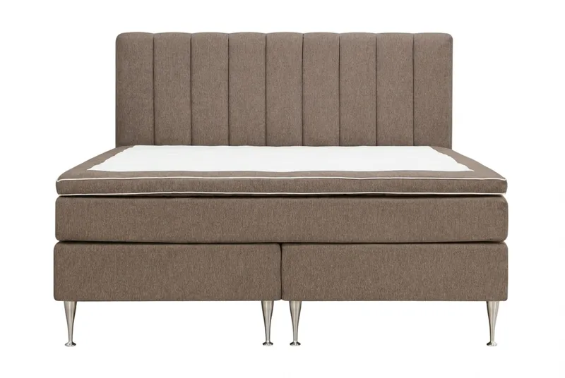 Hilton High täydellinen sänkypaketti 160x200 cm - Ruskea - Huonekalut - Sänky - Jenkkisängyt