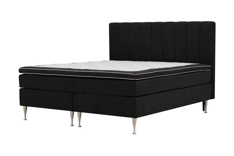 Hilton High Täydellinen Sänkypaketti 160x200 cm - Tummanharmaa - Huonekalut - Sänky - Jenkkisängyt