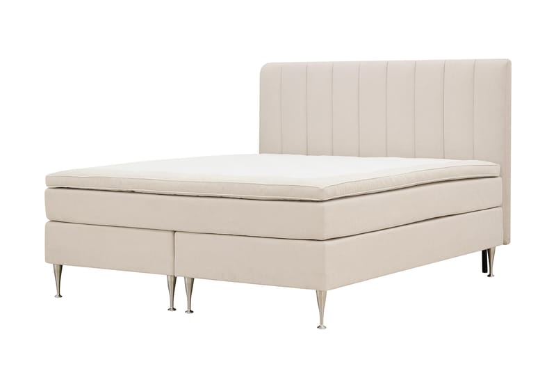 Hilton High Täydellinen Sänkypaketti 160x200 cm - Vaaleanbeige - Huonekalut - Sänky - Jenkkisängyt