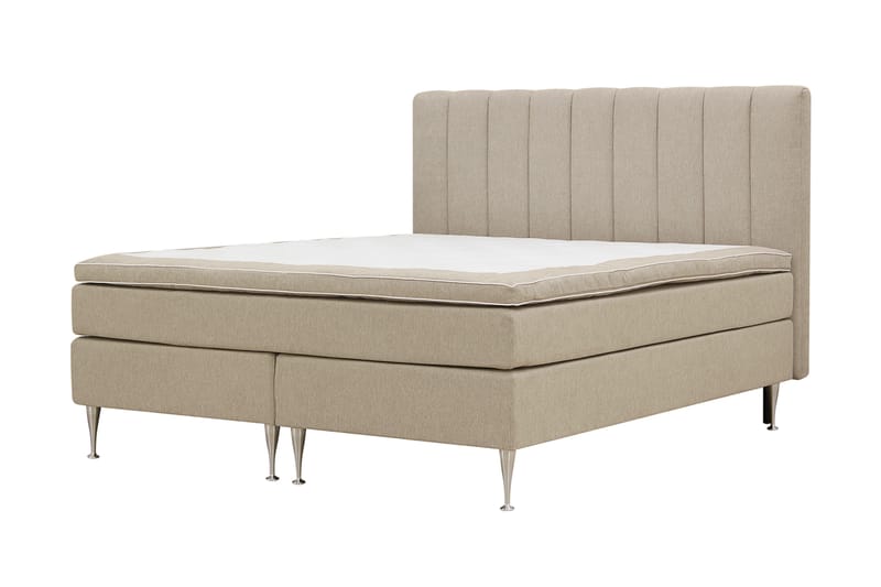 Hilton High Täydellinen Sänkypaketti 180x200 cm - Beige - Huonekalut - Sänky - Jenkkisängyt
