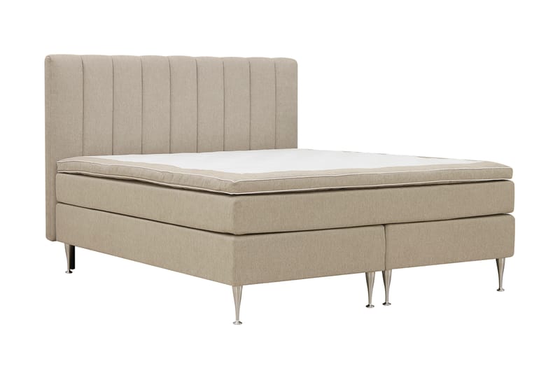 Hilton High Täydellinen Sänkypaketti 180x200 cm - Beige - Huonekalut - Sänky - Jenkkisängyt