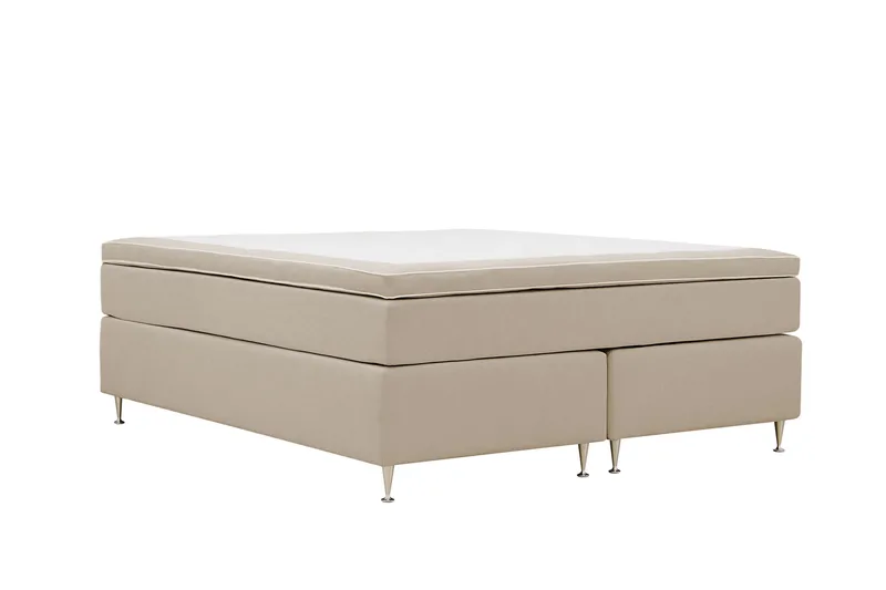 Hilton Lyx Jenkkisänky 160x200 cm - Beige - Huonekalut - Sänky - Jenkkisängyt
