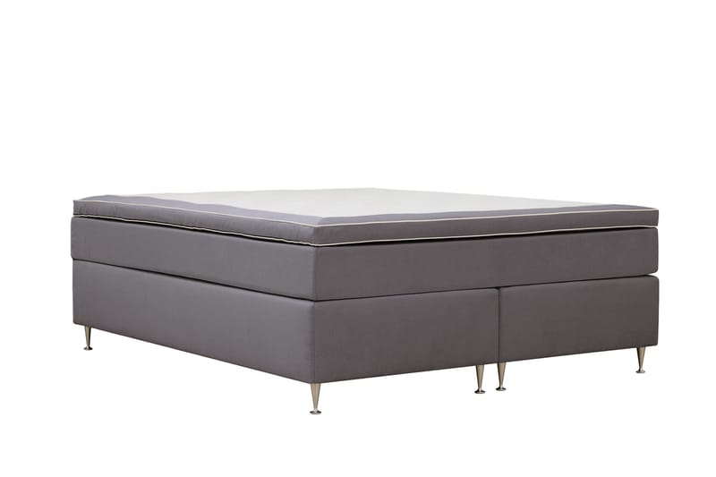 Hilton Lyx Jenkkisänky 160x200 cm - Harmaa - Huonekalut - Sänky - Jenkkisängyt