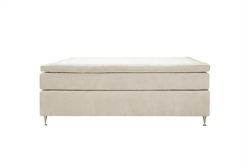 Hilton Lyx -kontinentaalisänky 160x200 cm - Beige - Huonekalut - Sänky - Jenkkisängyt