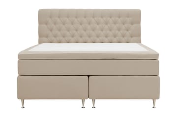 Hilton lyx Sänkypaketti 160x200 cm Jenkkisänky napitetulla sängynpäädyllä
